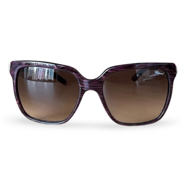 Chopard Purple Rectangular Sunglasses – Model SCH208S-0VAA-56 - Image 2