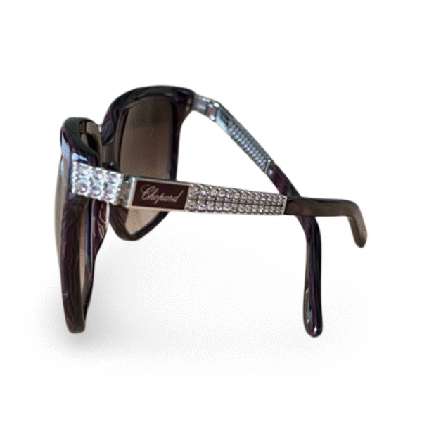 Chopard Purple Rectangular Sunglasses – Model SCH208S-0VAA-56 - Image 3
