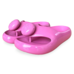 Loewe x Paula's Ibiza Pink Pebble Foam Toe-Post Slides – Size 37