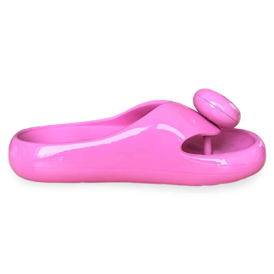 Loewe x Paula's Ibiza Pink Pebble Foam Toe-Post Slides – Size 37 - Image 6