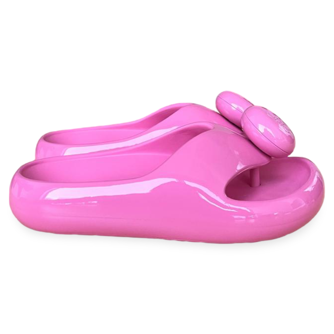 Loewe x Paula's Ibiza Pink Pebble Foam Toe-Post Slides – Size 37 - Image 4