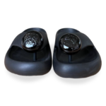 Loewe x Paula's Ibiza Black Pebble Foam Toe-Post Slides – Size 37 - Image 2