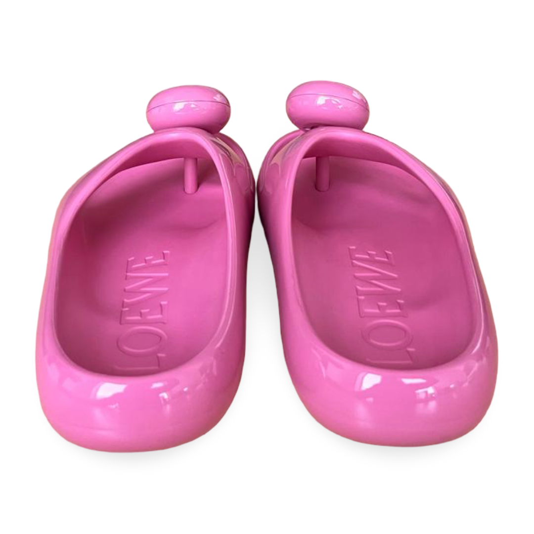 Loewe x Paula's Ibiza Pink Pebble Foam Toe-Post Slides – Size 37 - Image 7