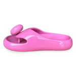 Loewe x Paula's Ibiza Pink Pebble Foam Toe-Post Slides – Size 37 - Image 5