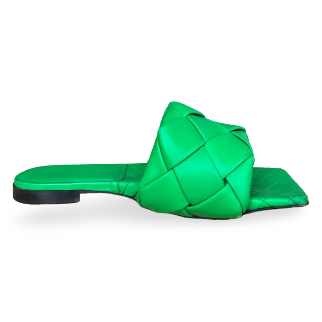 Bottega Veneta Lido Flat Sandals Green – Size 37 6 Bottega Veneta Lido Flat Sandals Green – Size 37 - Image 6