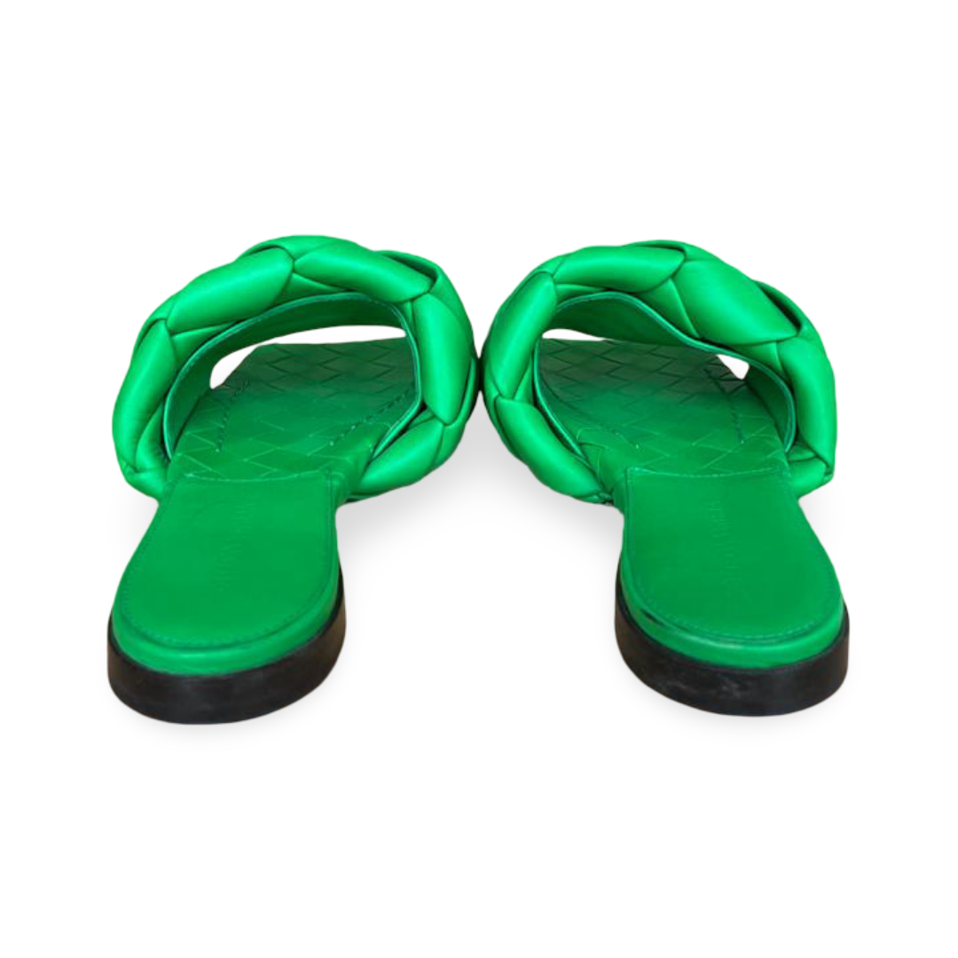 Bottega Veneta Lido Flat Sandals Green – Size 37 7 Bottega Veneta Lido Flat Sandals Green – Size 37 - Image 7