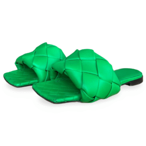 Bottega Veneta Lido Flat Sandals Green – Size 37