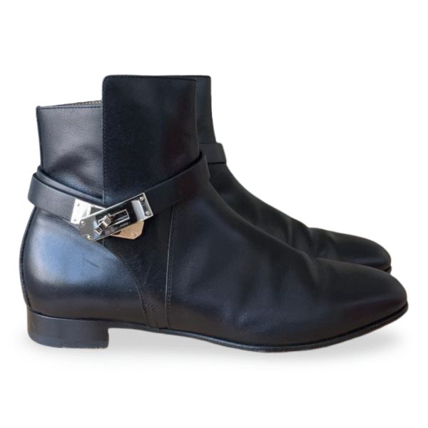 Hermès Neo Kelly Boots – Noir, Size 40.5 - Image 3