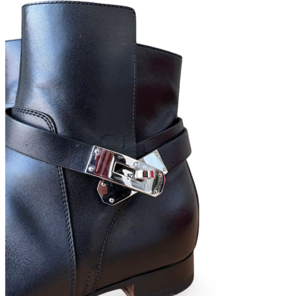 Hermès Neo Kelly Boots – Noir, Size 40.5 - Image 6