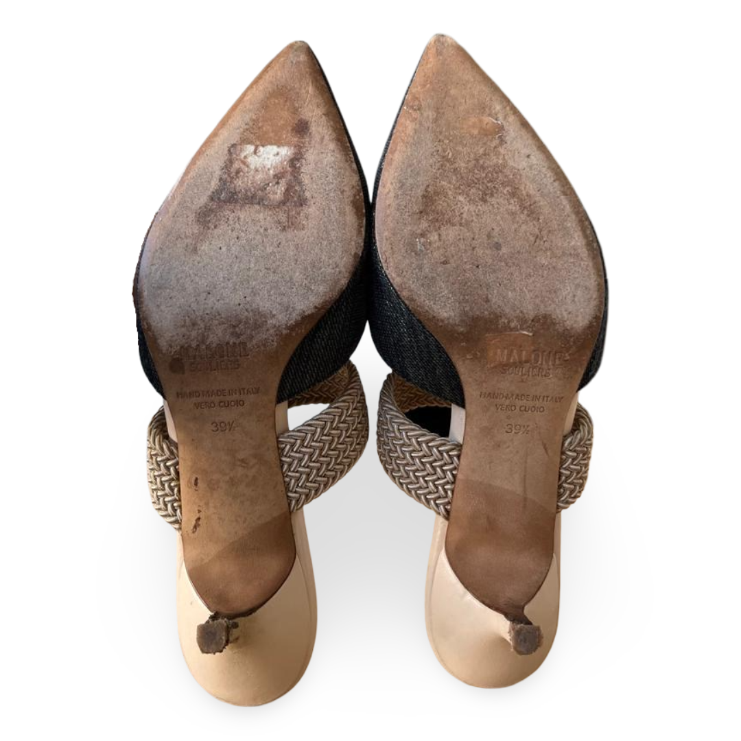 Malone Souliers Green Maisie Luwolt Raffia Mules – Size 39.5 7 Malone Souliers Green Maisie Luwolt Raffia Mules – Size 39.5 - Image 7