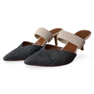 Malone Souliers Green Maisie Luwolt Raffia Mules – Size 39.5