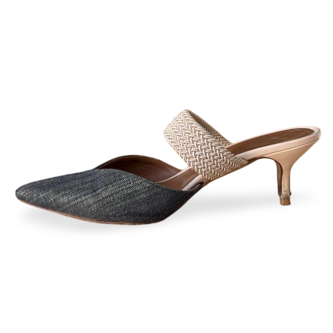 Malone Souliers Green Maisie Luwolt Raffia Mules – Size 39.5 4 Malone Souliers Green Maisie Luwolt Raffia Mules – Size 39.5 - Image 4