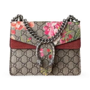 Gucci Dionysus GG Supreme Blooms Mini Shoulder Bag – Brown/Antique Rose