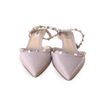 Valentino Garavani Rockstud Patent Leather Ankle Strap Slingback Pump – Size 38 - Image 2