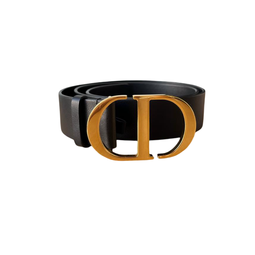 Dior 30 Montaigne Belt – Black Smooth Calfskin - Image 2