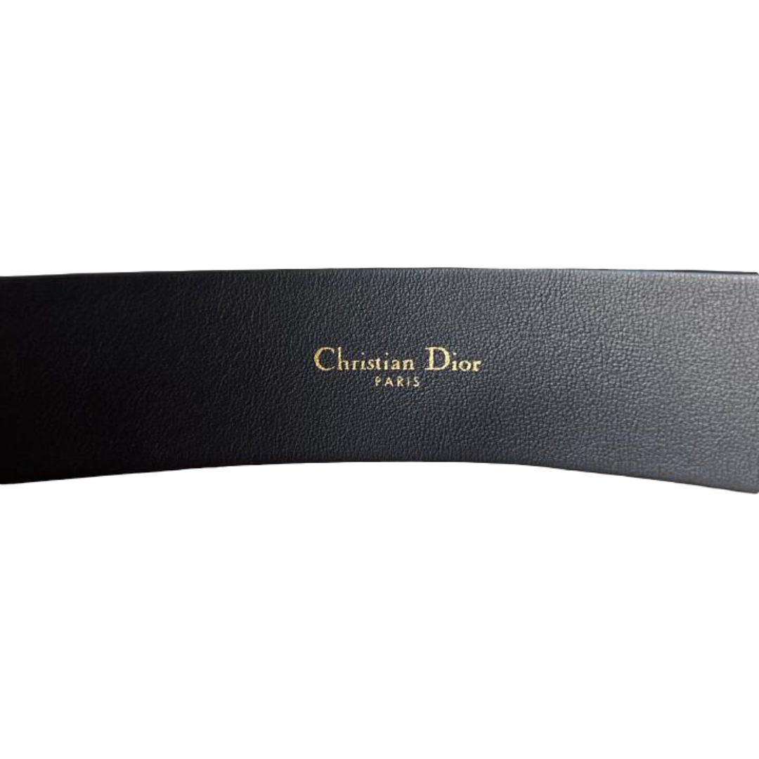 Dior 30 Montaigne Belt – Black Smooth Calfskin - Image 3
