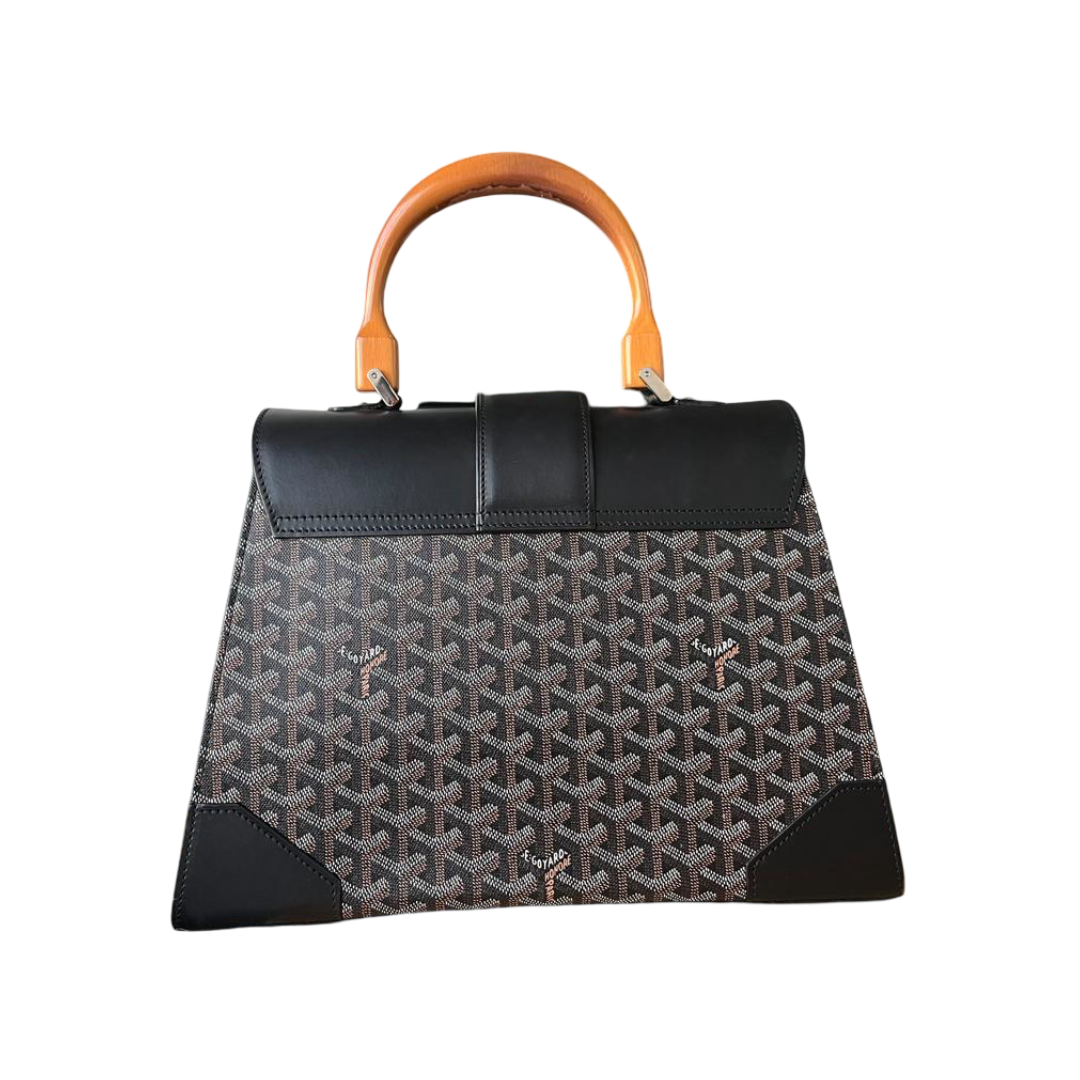 Goyard Saigon GM Top Handle Bag – Black - Image 5