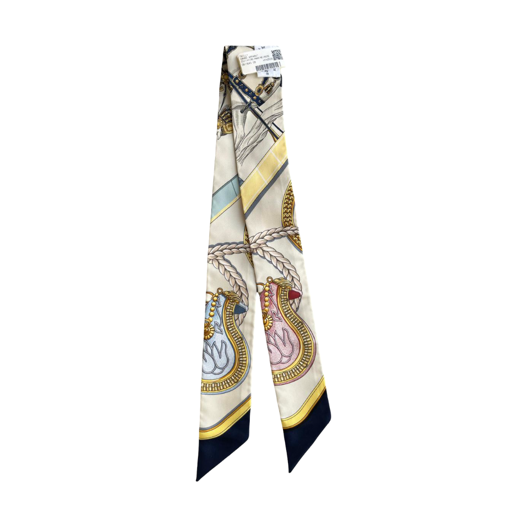 Hermès Grand Apparat Twilly – CG/Ivoire/Marine/Rose (061364S 08)