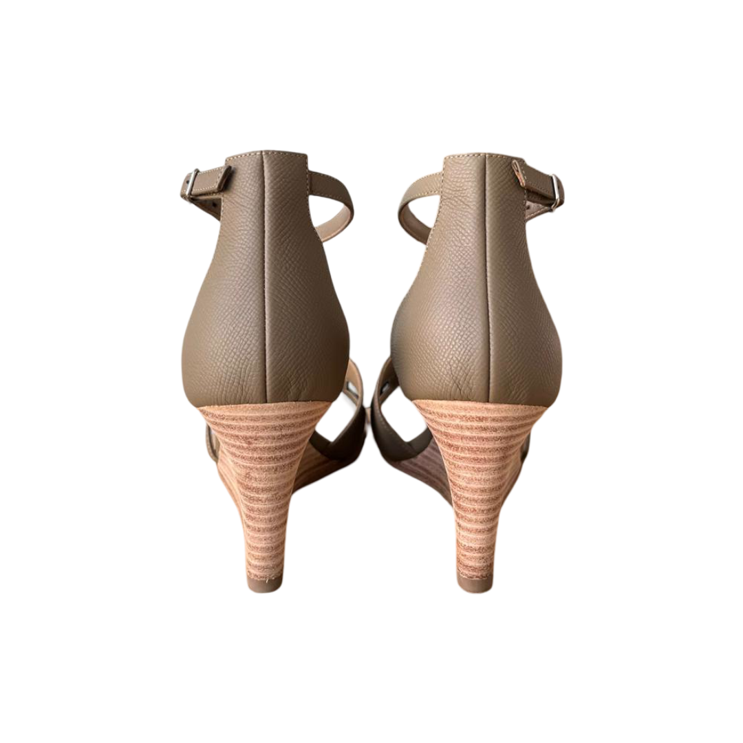 Hermès Étoupe Legend Sandals – Size 37.5 - Image 6