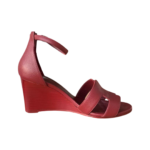 Hermès Rouge H Legend Sandals – Size 37.5 - Image 5