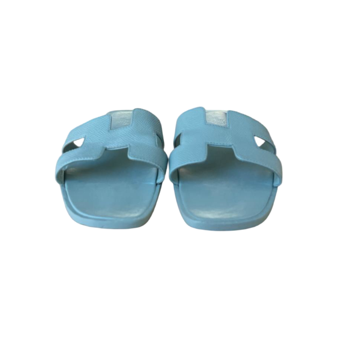 Hermès Oran Sandal Bleu Brume – Size 39 - Image 2
