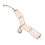 Valentino Garavani VLogo Pearl & Crystal Multi-Strand Bracelet