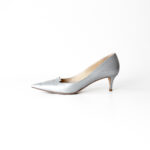 Jimmy Choo Attila Pumps Grey Textured Leather – Size 36 - Image 2