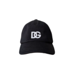 Dolce & Gabbana DG Logo Cotton-Blend Trucker Hat  Black – Size L