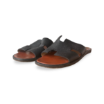 Hermès Izmir Sandals Black Calfskin – Size 41