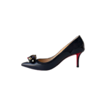 Christian Louboutin Black Tudorchic Jeweled Bow Pumps – Size 36 - Image 5