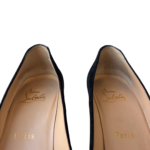 Christian Louboutin Black Tudorchic Jeweled Bow Pumps – Size 36 - Image 8