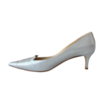 Jimmy Choo Attila Pumps Grey Textured Leather – Size 36 - Image 5