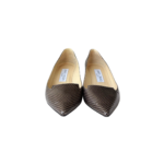 Jimmy Choo Attila Pumps Brown Textured Leather – Size 36 - Image 2