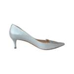 Jimmy Choo Attila Pumps Grey Textured Leather – Size 36 - Image 6