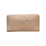 Prada Powder Pink Large Saffiano Wallet