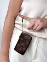 Louis Vuitton Key Pouch Monogram Coated Canvas - Image 6
