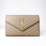 Saint Laurent Cassandre Envelope Chain Wallet - Image 4