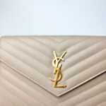 Saint Laurent Cassandre Envelope Chain Wallet - Image 3