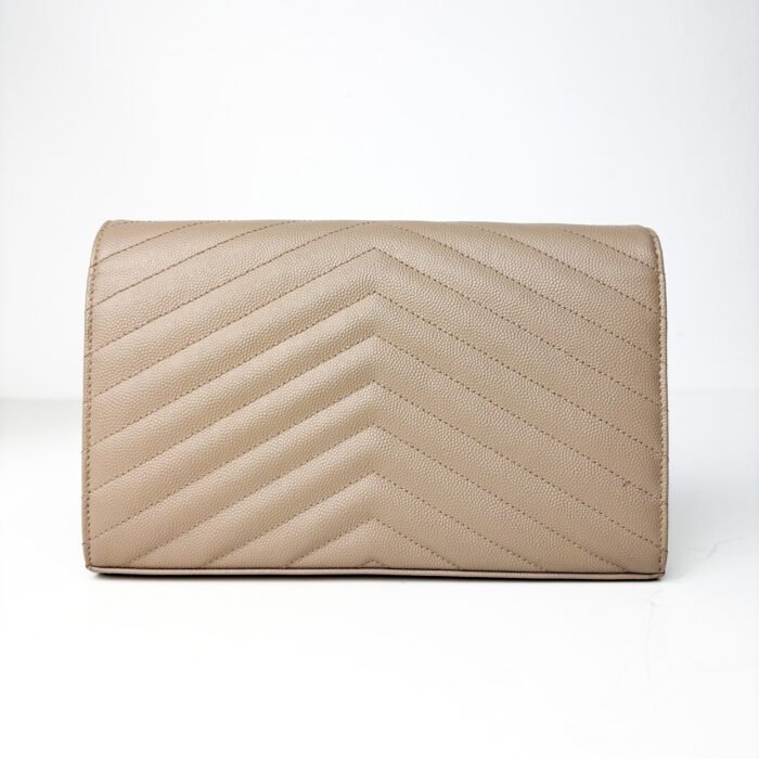 Saint Laurent Cassandre Envelope Chain Wallet - Image 5