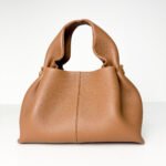 Polène Numéro Neuf Textured Camel Leather Mini Bag