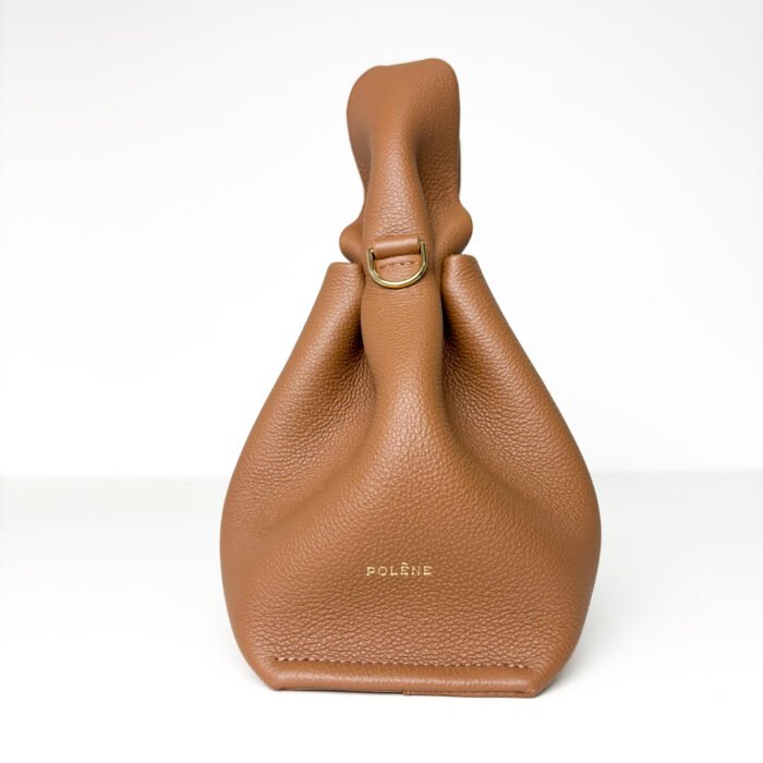 Polène Numéro Neuf Textured Camel Leather Mini Bag - Image 2