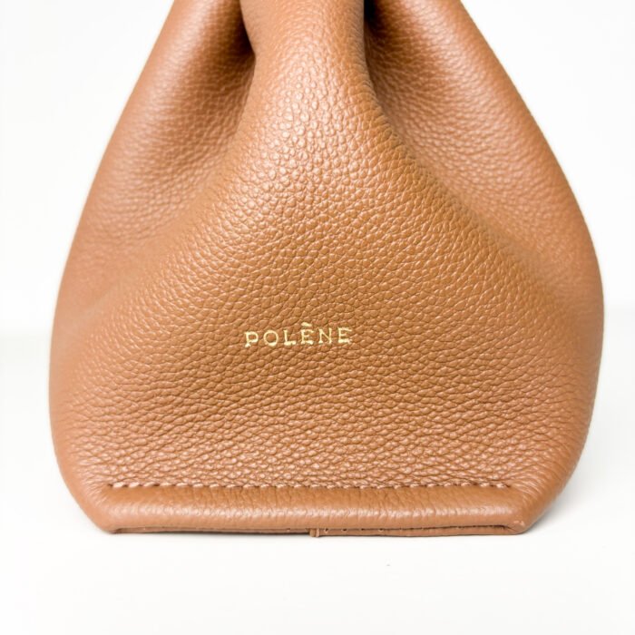 Polène Numéro Neuf Textured Camel Leather Mini Bag - Image 3