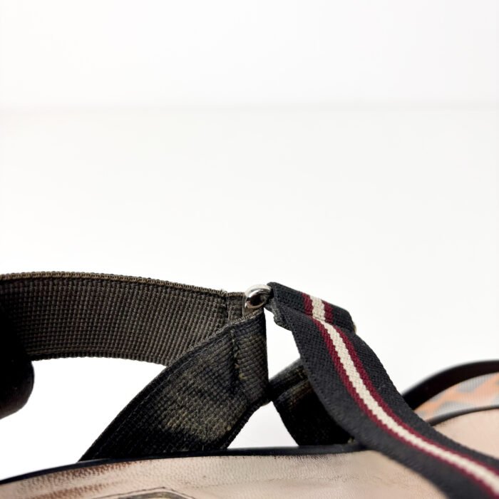 Fendi FF-Monogram Mesh & Fabric Colibrì Slingback Pumps — Size 38.5 - Image 13