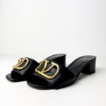 Valentino Garavani VLogo Signature Slide Sandals — Size 38