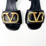 Valentino Garavani VLogo Signature Slide Sandals — Size 38 - Image 4