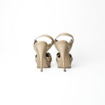 Saint Laurent Tribute Platform Sandals Beige Leather – Size 38 - Image 3