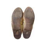 Miu Miu Beige Patent Leather Crystal-Embellished Ballet Flats — Size 36 - Image 9