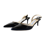 Jimmy Choo Tilly Slingback Pumps Black Patent Leather – Size 36.5