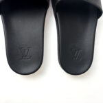 Louis Vuitton Black Monogram Waterfront Mule Sandals – Size 39 - Image 5