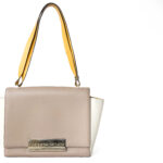Carolina Herrera Tri-Color Leather Flap Shoulder Bag - Image 2